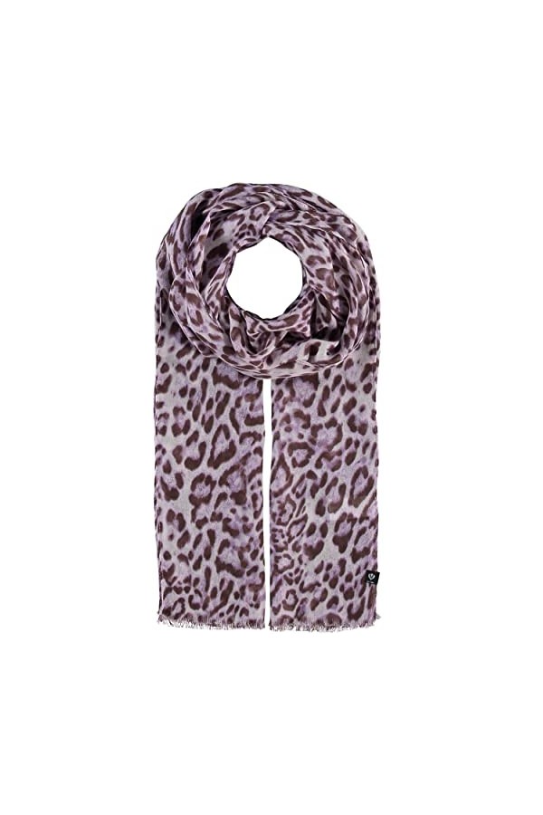 FRAAS Écharpe pour femmes avec imprimé animal confortable et doux - léger foulard perfekt pour lété - 180 x 50 cm - Polyeste