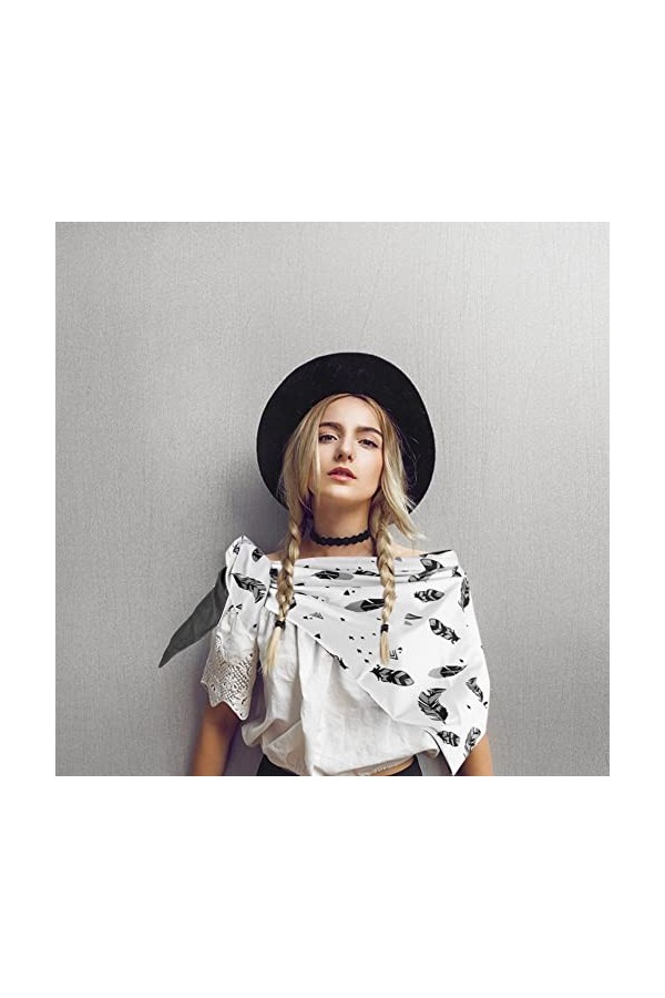 Asudaro Écharpe femmes écharpe triangulaire écharpe dhiver écharpe chaude écharpe élégante douce écharpes chaudes châle cape