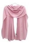 GFM® Foulard châle 100 % soie – pour soirée, mariage, demoiselles dhonneur SLK100 , marron, L