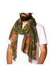 PANASIAM Scarf Batik 190X116cm, B404 orange, L