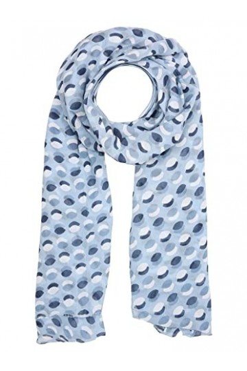 Zwillingsherz Femme 899.5 charpe tendance, Bleu Clair, Taille unique EU