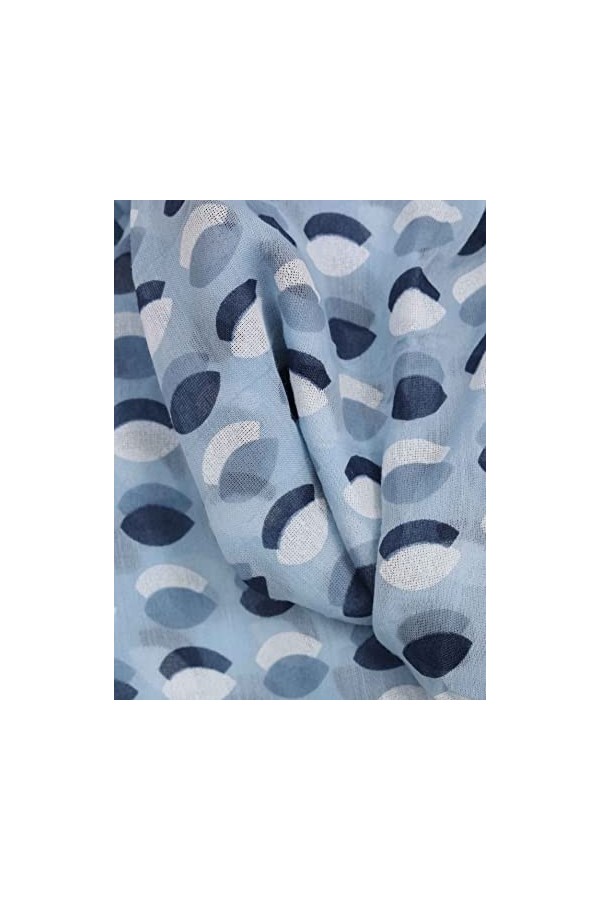 Zwillingsherz Femme 899.5 charpe tendance, Bleu Clair, Taille unique EU