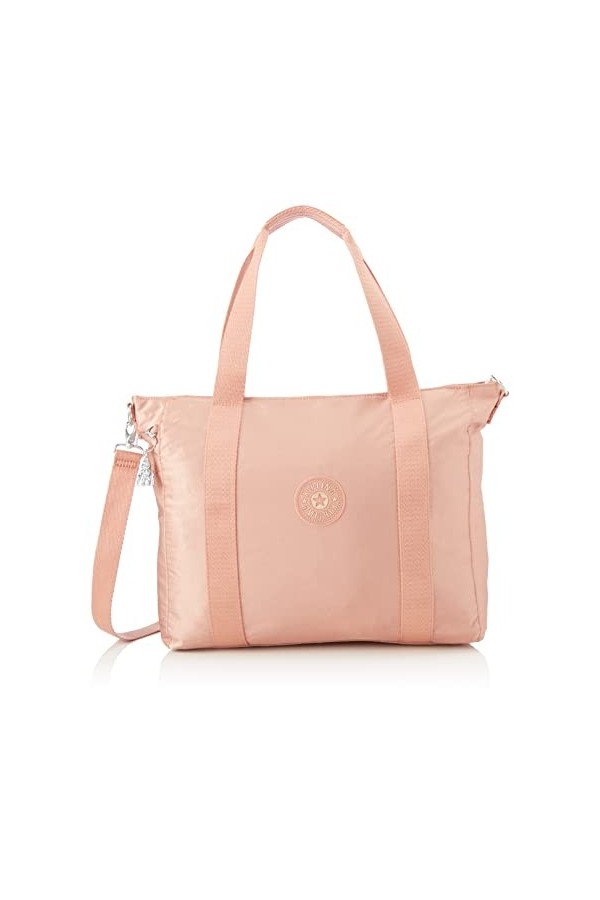 Kipling ASSENI - Grand Sac fourre-Tout 49 cm 20 L - Rayures brossées, Rayures brossées, Taille Unique, ASSENI