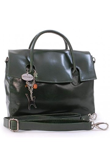 CATWALK COLLECTION - Cuir Véritable - Sac à Main/Sac porté épaule avec Bandoulière réglable et détachable/Sac Besace/Sac de T