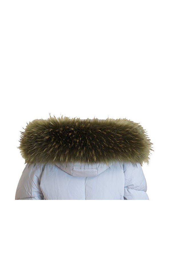 Amorar Femmes Écharpe Col en Fausse Fourrure Écharpe en Fausse Fourrure Etoles Châle pour Hiver Manteau Col ou Capuche Bords 