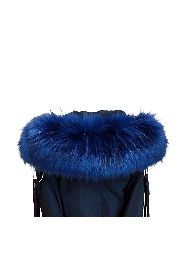 Amorar Femme Écharpe En Fourrure De Foulards En Fausse Fourrure Col Enveloppez Pashminas Pour Manteau Dhiver Col Bord Capot 