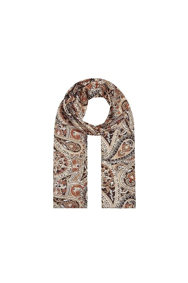 Ever Bloom Écharpe pour femme avec motif cachemire et fleurs - Pour lhiver et lautomne - Avec imprimé floral - Chaud et lég