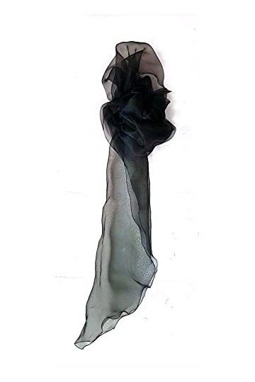 Generico ÉTOLE ORGANZA NOIR , Noir , UNICA 250cm x 50cm