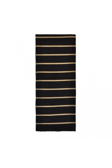 TOUTACOO, Echarpe Femme en Laine Multicolore - Fabriquée France - Couleur Amiral Noir/Taupe