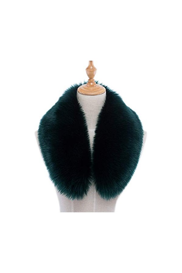 Asudaro Femmes Col Capuche Fausse Fourrure Col Écharpe De Fourrure À Capuche Écharpe dhiver Wrap Pashminas Étole Capuche Bor