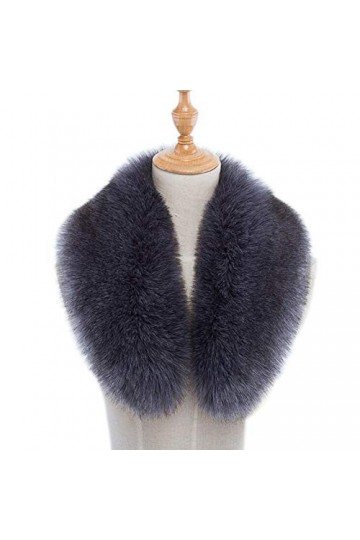 Asudaro Femmes Col Capuche Fausse Fourrure Col Écharpe De Fourrure À Capuche Écharpe dhiver Wrap Pashminas Étole Capuche Bor