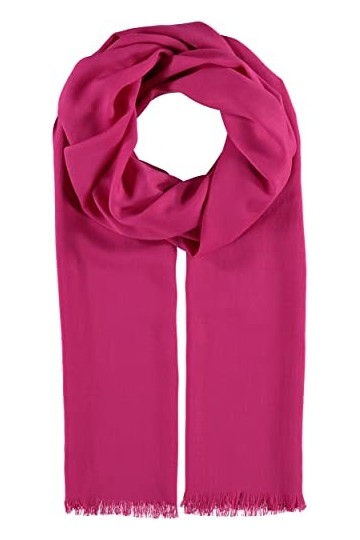 Giorgio Rimaldi écharpe unie - 65 x 190 cm - Etole unie à la mode avec franges - Parfait pour le printemps et lété