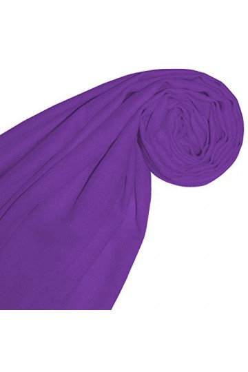 Lorenzo Cana Foulard Pashmina pour femme 50 % cachemire 50 % laine dagneau mérinos laine écharpe cachemire écharpe femme éch