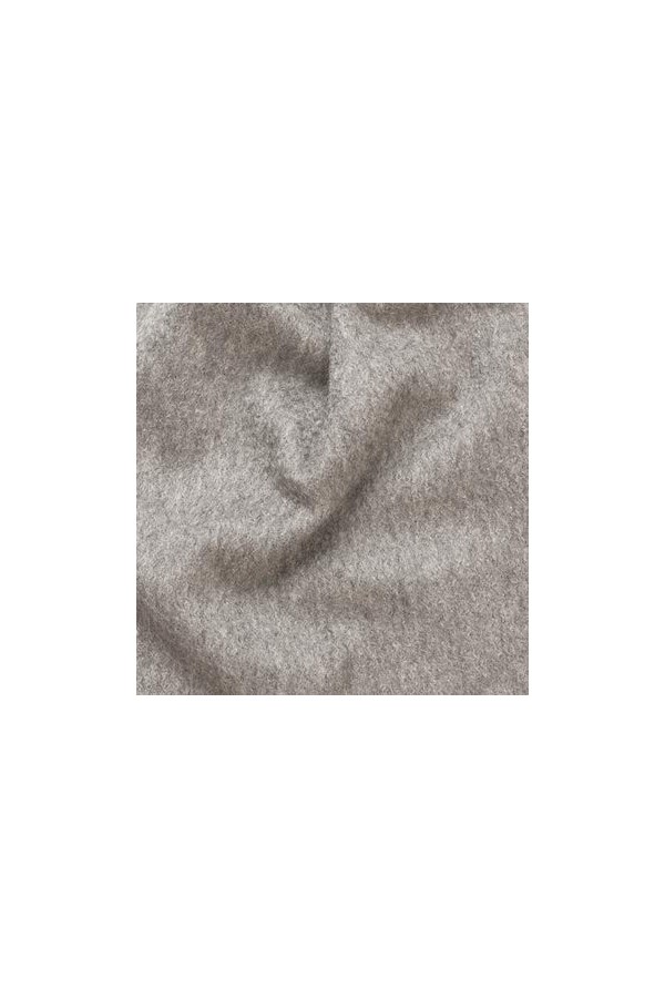 Glen Isla Écharpe 100 % laine dagneau - Gris uni - Fabriqué en Grande-Bretagne, gris, 165cm x 25cm