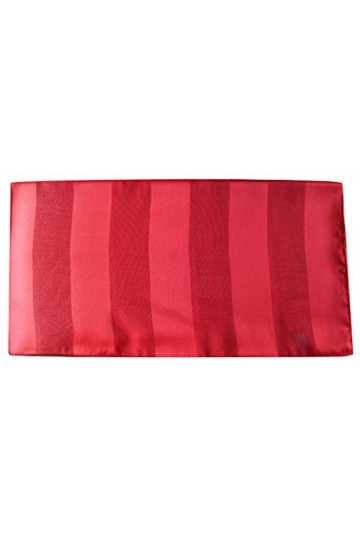 Écharpe en satin 5/5 rouge, dimensions 90 x 180 cm, fabriqué en Italie