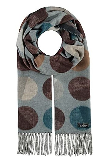 FRAAS Femme Cashmink-foulard avec points XXL - Fabriqué en Allemagne
