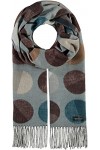 FRAAS Femme Cashmink-foulard avec points XXL - Fabriqué en Allemagne