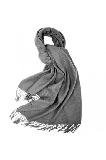 SWEETIME Foulard pour femme - Grande taille et épaissie - Étole pour femme dhiver - Écharpe avec franges dans les couleurs u