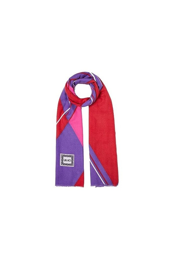 Étole femme Liu Jo 2F3144T0300 multicolore, Motif losange, Taille unique