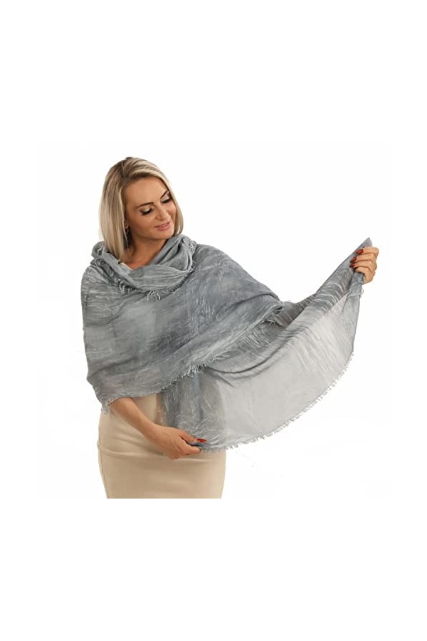 PashminaShine - Létole durable et luxueuse pour femme | pour les looks classiques et les occasions élégantes l 100% modal en