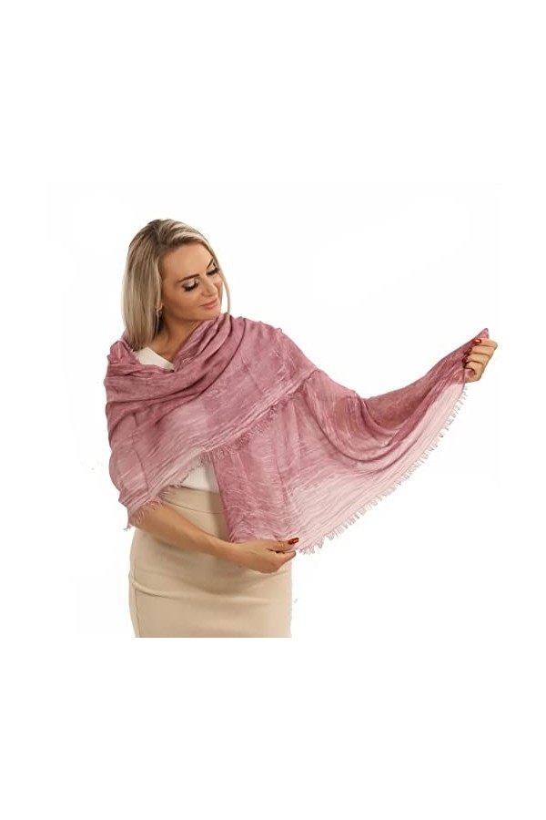 PashminaShine - Létole durable et luxueuse pour femme | pour les looks classiques et les occasions élégantes l 100% modal en