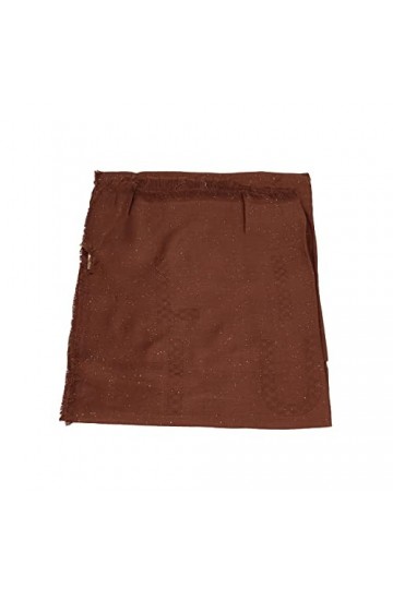 Écharpe Liu Jo étole jacquard lurex logo 2F2026 T0300 chocolat, rouge, Taille unique
