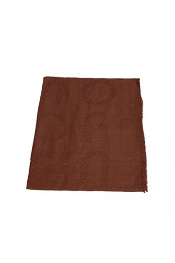 Écharpe Liu Jo étole jacquard lurex logo 2F2026 T0300 chocolat, rouge, Taille unique
