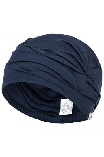 Christine Headwear Turban Becca-Uni Bonnet Chimio Taille Unique - Bleu Fonce 