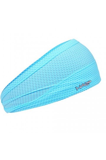 Halo Headband AIR Series Bandit – Aqua – Bandeau de survêtement de 10,2 cm de Large pour Homme et Femme – Garde Les Cheveux e