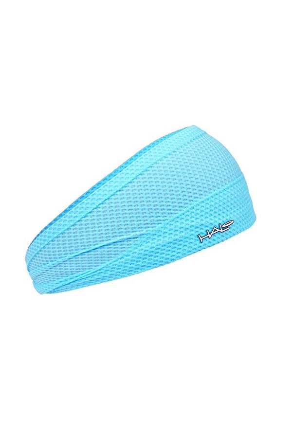 Halo Headband AIR Series Bandit – Aqua – Bandeau de survêtement de 10,2 cm de Large pour Homme et Femme – Garde Les Cheveux e