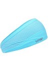 Halo Headband AIR Series Bandit – Aqua – Bandeau de survêtement de 10,2 cm de Large pour Homme et Femme – Garde Les Cheveux e