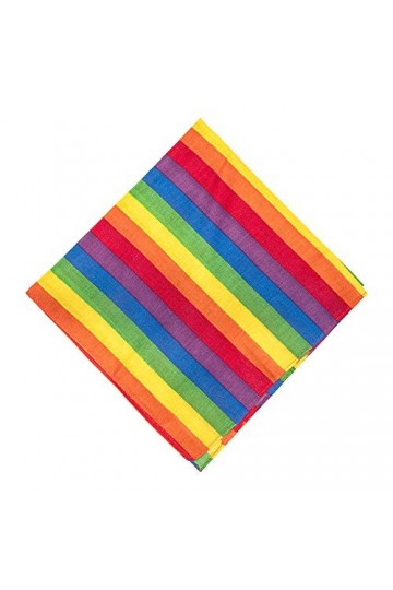 Henbrandt Bandana arc-en-ciel pour homme et femme - Cache-tête arc-en-ciel - Cache-cou - Bandana Gay Pride LGBTQ - Accessoire