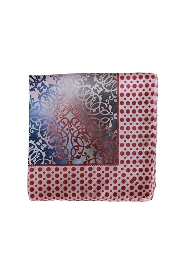 Deresina Headwear Foulards Foulards carrés pour Les Femmes - Chesnut Motif de Dentelle dextremite 