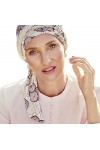 Christine Headwear Turban Beatrice avec Rubans Bandeau, Blooming Pinks, Taille Unique Femme