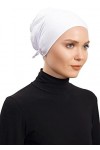 Bonnet Hijab avec embrasse pour hijab, bonnet pour hijab, bonnet pour perte de cheveux, nude, M