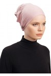 Bonnet Hijab avec embrasse pour hijab, bonnet pour hijab, bonnet pour perte de cheveux, nude, M