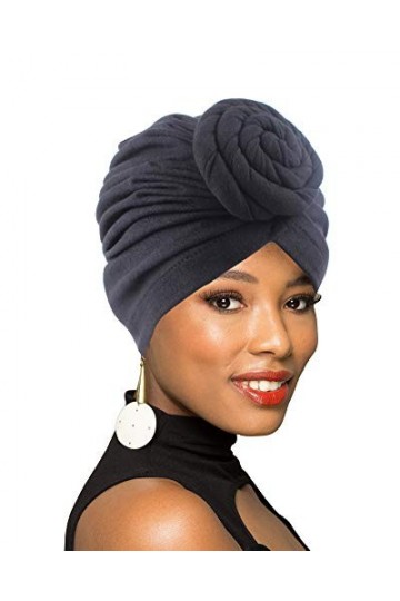 Turban motif africain avec nœud - Pack de 1, 2 ou 4 turbans pour cheveux - - Taille unique