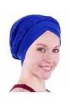 Biruil Turban pour chimiothérapie, turban pour cheveux torsadés, style ethnique, bohème - - Taille unique
