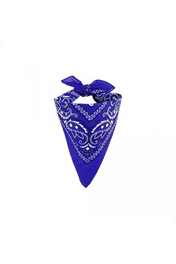 EUROXANTY Bandana noir | Bandana pour Homme et Femme | Bandana pour les Cheveux et le Cou | Bandana à Motif Cachemir | Bandan