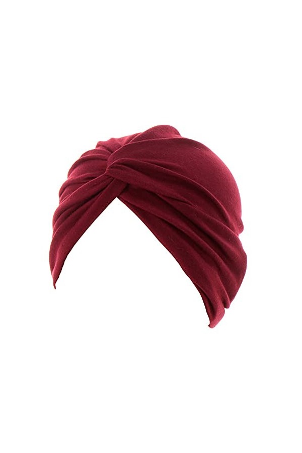 beauty YFJH Chemo Sleep Turban pour la perte de cheveux, Rose uni, Taille unique