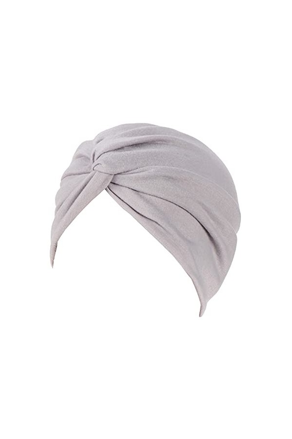 beauty YFJH Chemo Sleep Turban pour la perte de cheveux, Rose uni, Taille unique