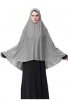 Écharpe musulmane pour femme - Pull extra long de 130 cm - Prière hijab musulmane une pièce Chadors Arabie - Turban islamique