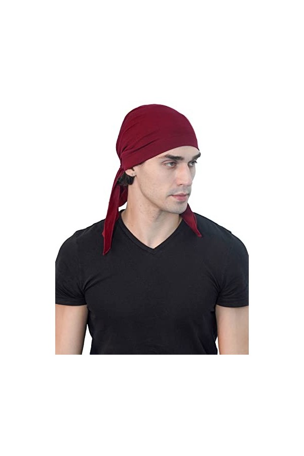 Deresina Bandana simple à nouer pour perte de cheveux, chimio, taupe, taille unique