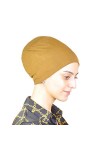 Silk Story Hijab Volumizer Cap Turban Sous Écharpe Bonnet Châle Chemo Cheveux Couverture Coton, Black Button, Taille unique