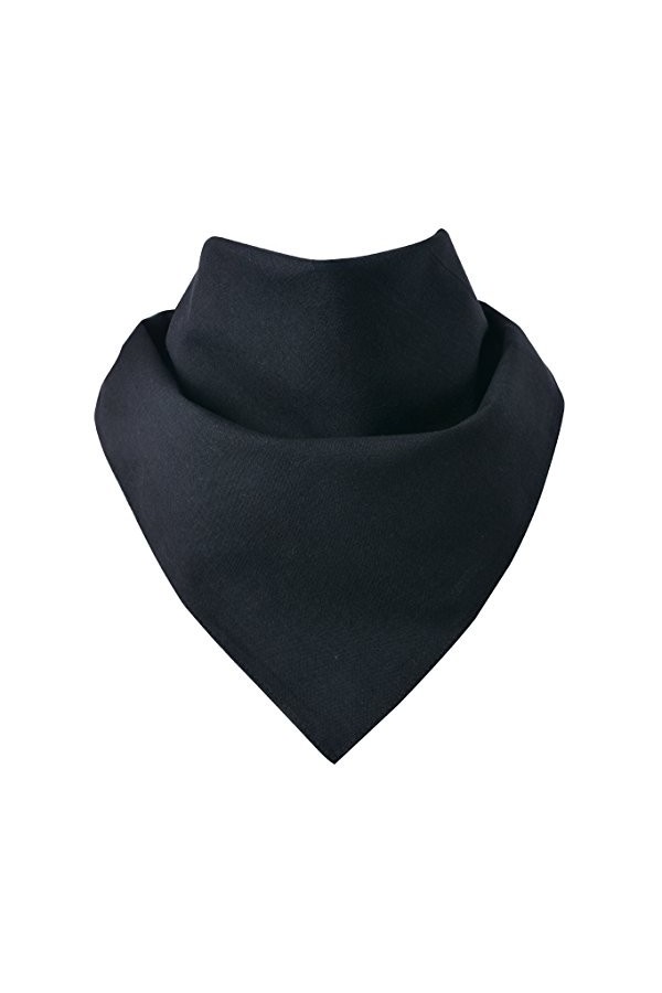 Miobo Bandana en 100 % coton Taille unique - Noir - M