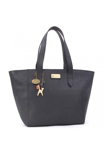 Catwalk Collection Handbags - Cuir Saffiano résistant à leau - Sac à Main/Tote/Bandoulière/Sac porté épaule - Femme - PALOMA