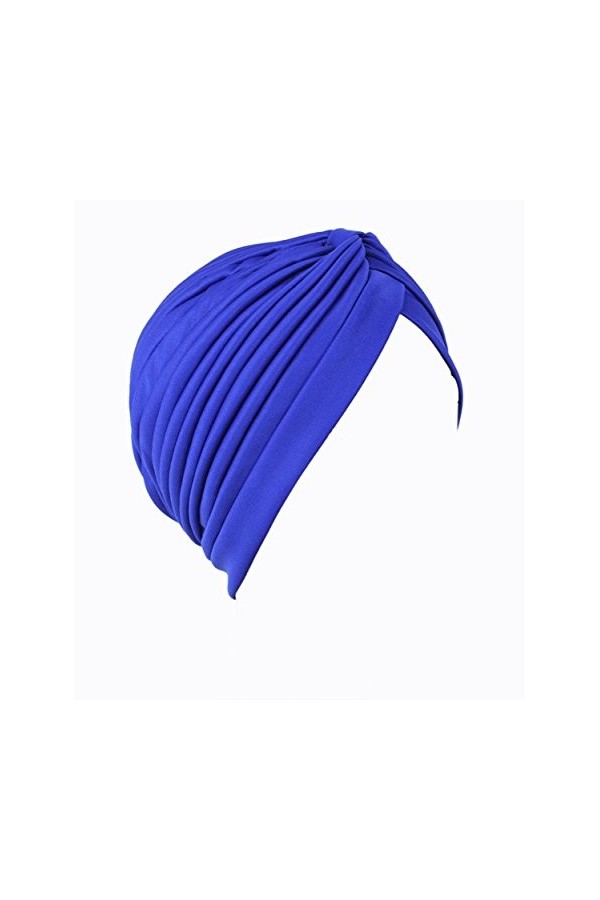 NYFASHION101 Classique turban pour femme. Confortable à porter il est idéal pour la perte de cheveux. MK5016