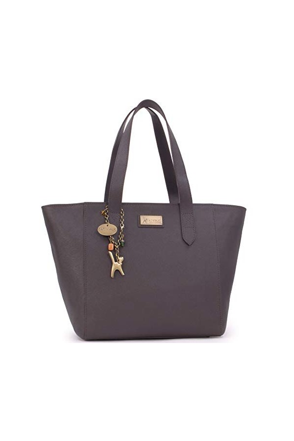 Catwalk Collection Handbags - Cuir Saffiano résistant à leau - Sac à Main/Tote/Bandoulière/Sac porté épaule - Femme - PALOMA