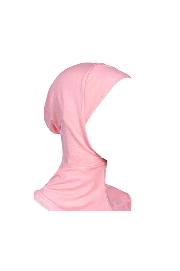 Dragonaur Bonnet de hijab pour femme musulmane avec couverture intégrale Noir