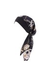 WWricotta Foulard En Bambou Pour Femme - Multifonctionnel éLastique à Large Bande Headwrap Pour Les Femmes Musulmanes Cheveux